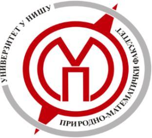 УНИВЕРЗИТЕТ У НИШУ ПРИРОДНО МАТЕМАТИЧКИ ФАКУЛТЕТ У