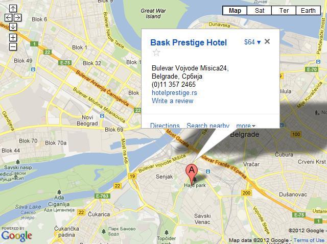 INFORMACIJA O LOKACIJI ODRŽAVANJA OBUKE Hotel Prestige www.prestigehotel.