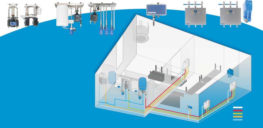 PRIMJERI IZ PRAKSE ECOLAB NOVOSTI 6 Centralizirano Prethodno razrijeđeno VODA VODA POD PRITISKOM MJEŠAVINA 1 MJEŠAVINA 2 ZRAK U centraliziranom sustavu, najučinkovitiji pritisak kod ispiranja uz