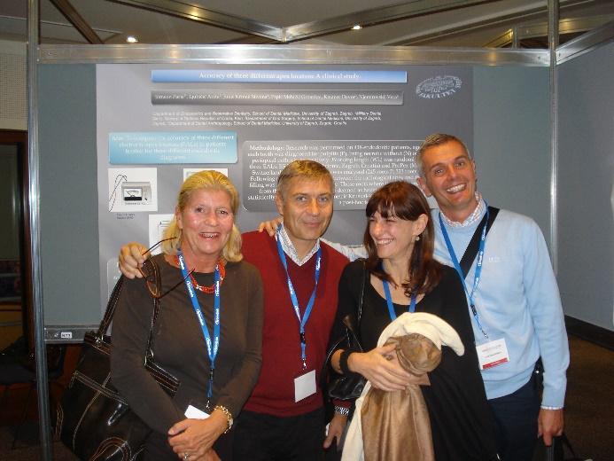 Hrvoje Brkić, Helen Liversidge, Marin Vodanović, Vera Njemirovskij and Ivana Savić Pavičin as participants at PER IADR