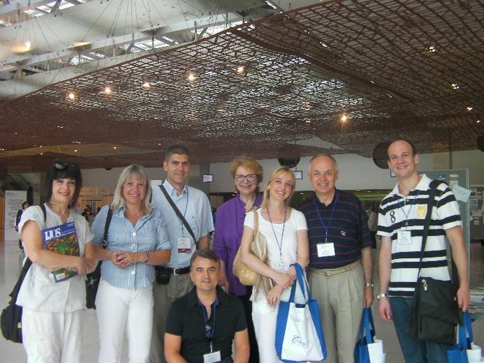 Jelena Dumančić, Vera Njemirovskij and Marin Vodanović as participants at International dental symposium, Neum, Bosnia