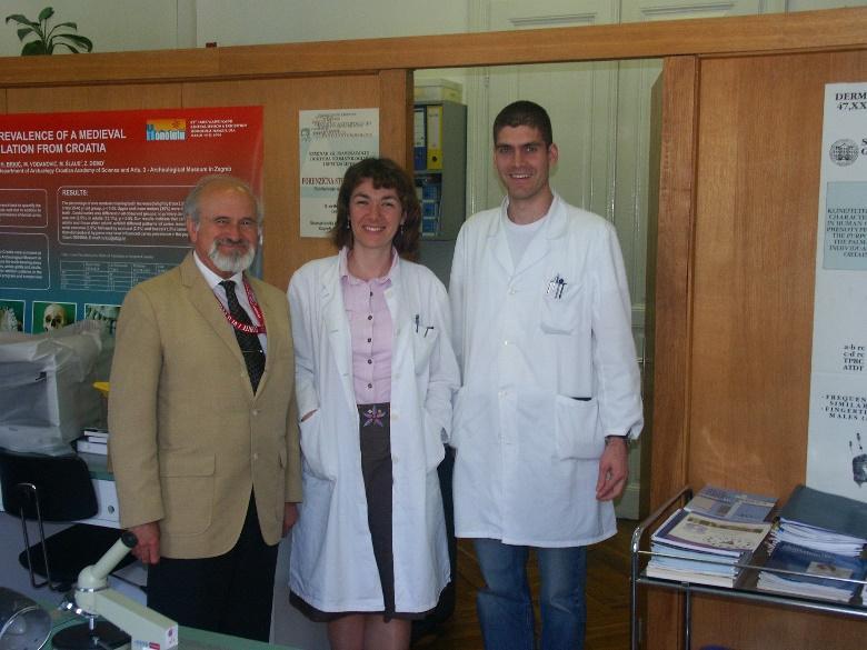 S lijeva.::. From left: Zvonimir Kaić, Jelena Dumančić, Marin Vodanović, 2006. Godišnji susret 2008.