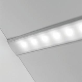 207 AL LED profili bela 208 PVC poklopac siva 209 PVC čep 22,8 LED U GLAX UGRADNI
