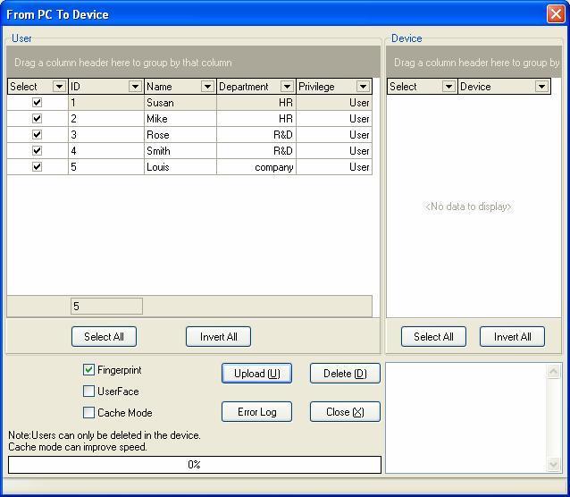 3. Upravljanje Korisnicima Header & Footer: Naznačuje početak i kraj datoteke za izvoz. Caption & Width: Naznačuje naslov i širinu polja. Excel Options: Postavljanje fonta. 3.3 Slanje i Preuzimanje 1.