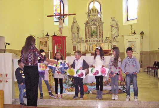 Misno slavlje predslavio je naš župnik fra Dinko, pjevao je župni zbor pod ravnanjem profesorice