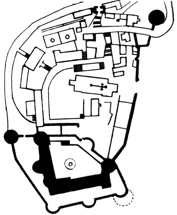 M. BLE^I]: Grobnik u `eljezno doba, VAMZ, 3.s., XXXVII 47 117 (2004) 53 Slika 4. Nacrt Grobnika iz 1854. godine M. Sabljara (prema Laszowski 1923.