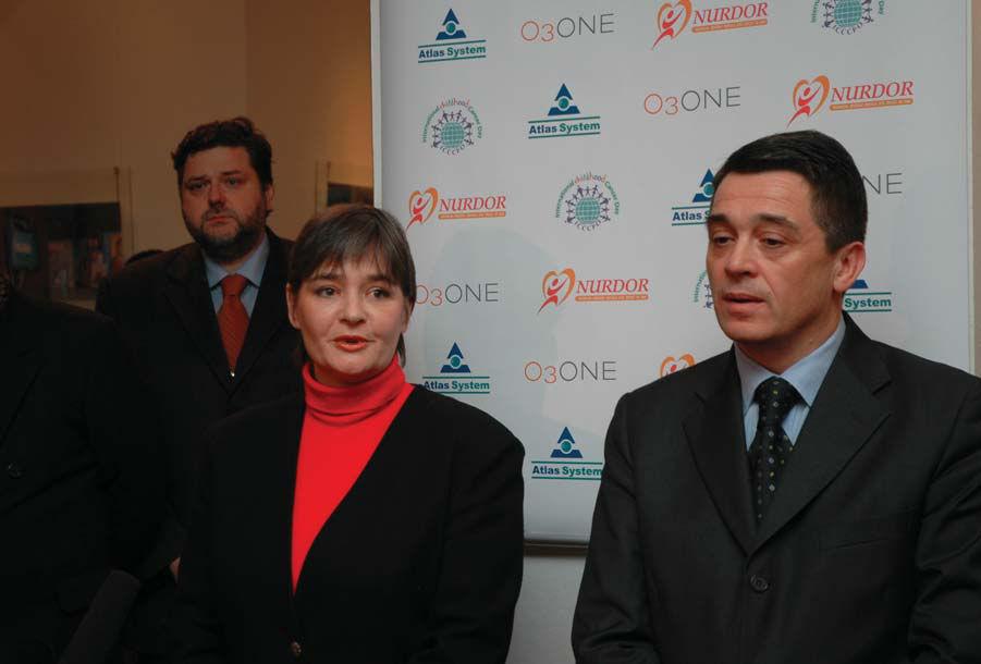 Predsednik NURDOR, Irina Čepinac-Ban i Ministar za zdravlje Republike Srbije prof.