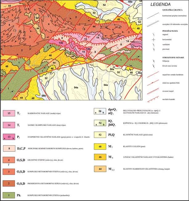 2.2. Geologija Papuka Kad govorimo o geologiji Papuka valja istaknuti kako masu Papuka čine stijene paleozojske i mezozojske starosti, dok ga okružuju neogenski i kvartarni sedimenti Panonskog bazena