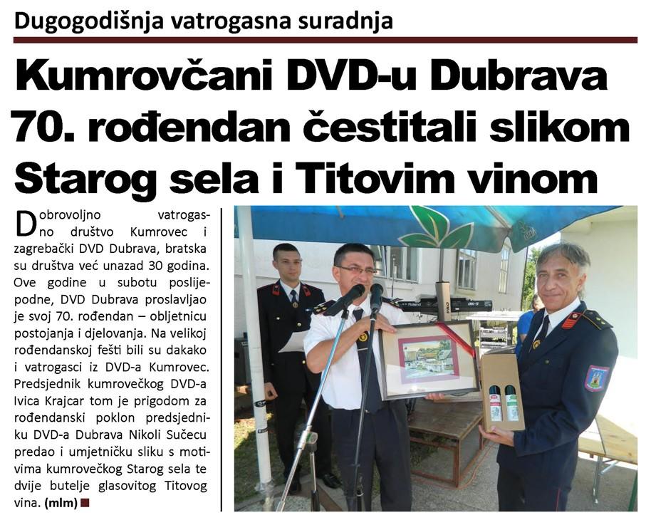 7.7.2015 Zagorje Internatonal 9 Kumrovčan DVD-u Dubrava 70.