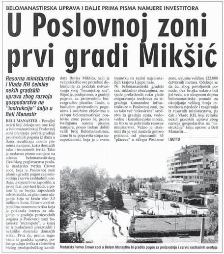 naše domovine Glas Slavonije, 25. 7. 2005., 15.