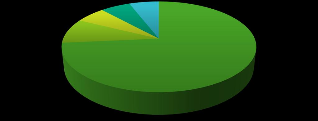Grafički prikaz 2. Distribucija dijagnoza u funkcionalno univentrikularnom srcu uavsd 73.53% MA 8.82% Hipolazija LV 5.88% Hipoplazija DV 5.88% VSD 5.