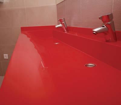 .. Thanks to it s non-porous surface and water resistance, Granmatrix is ideal for use in bathrooms