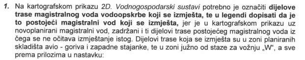 10. Zračna luka Dubrovnik, Dobrota 24, 20213 Čilipi Primjedba se prihvaća, te će navedeno biti uvršteno u kartografski prikaz 2D. Vodnogaospodarski sustavi Nacrta konačnog prijedloga Plana.