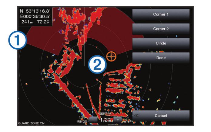 U surovim vremenskim uvjetima, radarski signali duljeg dometa mogu povećati smetnje na radarskom zaslonu i otežati pregled informacija o ciljevima kraćeg dometa.
