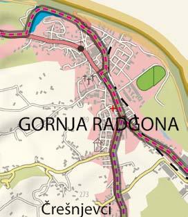 Tako stignete u grad Gornja Radgona. GORNJA RADGONA nastala je na Grajskom griču (265 m) i od tud i izvire naziv»gornja«. Prije 1918.