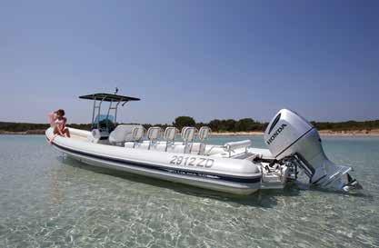 Their newest model is a 9 m model with cabin that will offer the same professional build quality and be useful as a recreational boat. vrtka Kanula proizvela je T dva nova modela gumenjaka.