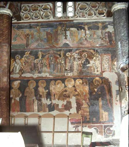 Sušica, Sv Dimitrije, slikarstvo, naos, severni zid (kalendar sa