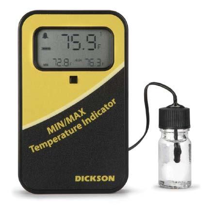 tokom perioda očitavanja. DICKSON MM120 MIN/MAX TERMOMETAR Temperaturni opseg: od -50 C do +50 C Rezolucija: 0.