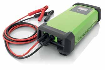 Oba punjača mogu se koristiti kako za punjenje 12 V akumulatora osobnih vozila, tako i 24 V akumulatora gospodarskih vozila.