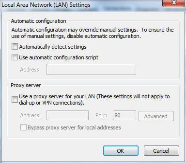 Pristup veb interfejsu nije moguć Pre podešavanja bežičnog rutera, obavite korake opisane u ovom odeljku na hostu i mrežnim klijentima. A. Onemogućite proksi server, ako je omogućen. Windows 7 1.