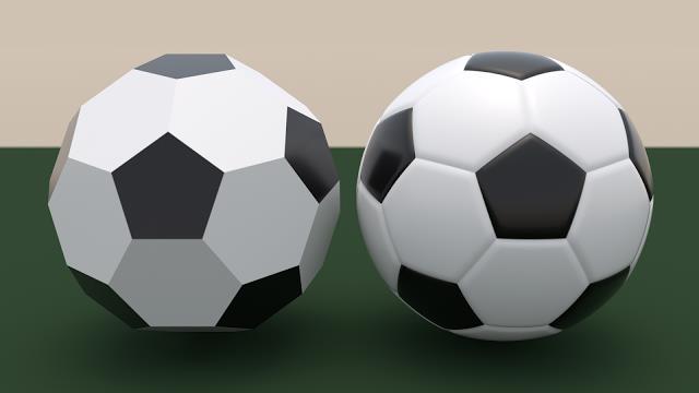 Pokrov lopte nastaje spajanjem razliĉitih segmenata koji mogu biti 2D i 3D, a nazivaju se paneli. Broj i izgled panela varira za svaki dizajn lopte.