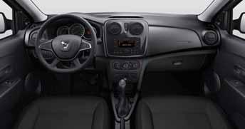 Dacia Sandero Essential OSNOVNA OPREMA ESSENTIAL = ACCESS + - Sustavi ABS, AFU, ESP I ASR - Prednji i bočni zračni jastuci - Sustav za nadzor tlaka u gumama - Indikator promjene stupnja prijenosa -