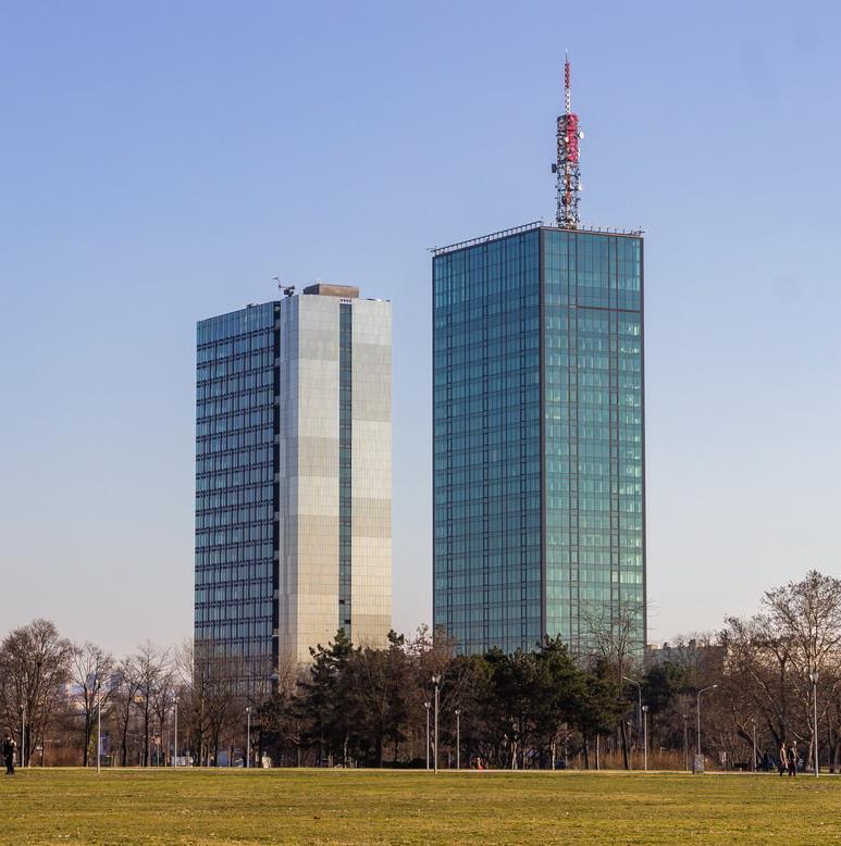 Посебну пажњу привлачи најсавременија пословна зграда у Србији под називом Ушће кула 2 (енг. Usce Tower 2), (слика 15). Изграђена 2019.