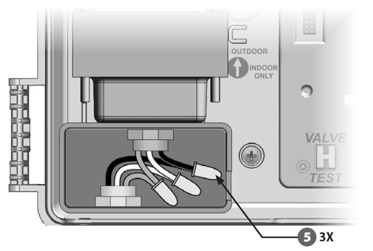 NAPOMENA: 40 VAC (australski) modeli ne zahtijevaju upotrebu elektroizolacijske cijevi jer je kabel za priključak na struju već instaliran.