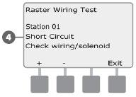 4 Za vrijeme testa broj svake instalirane stanice je kratko prikazan na ekranu.