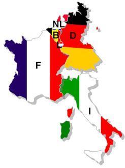1952. nastaje Zajednica za ugljen i čelik (Benelux, Italija, Francuska i Zapadna Njemačka) Pariški ugovor Rimskim ugovorom iz 1957.