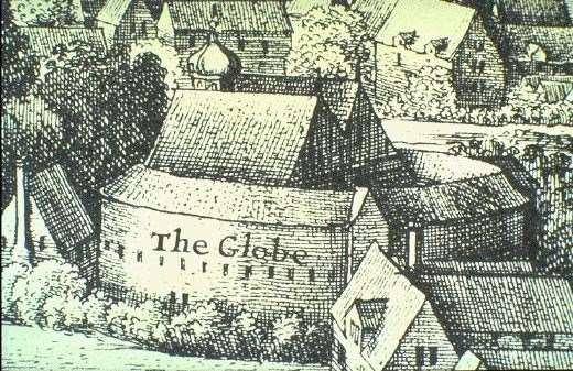Шекспир је био сувласник ондонског позоришта Глоб Саграђено је 1599.