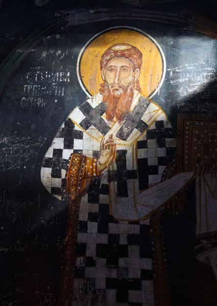 Распеће Христово из Студенице један је од најлепших примера монументалног византијског сликарства.