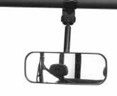 (1,75") and 51 mm (2") steel bar clamp option for maximum strength and durability Styling matches side view mirrors
