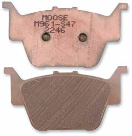 guards 0430-0860 BRAKE PADS AND SHOES M1 and XCR pads are constructed of durable sintered metal, which stands up to