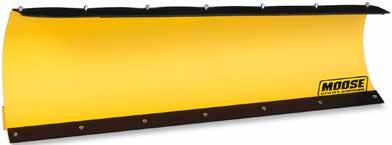 roll-off at any angle Highly visible yellow blade increases plowing safety Heavy-duty blade skids are adjustable and allow travel in all directions 107 cm (42") blade is designed for the