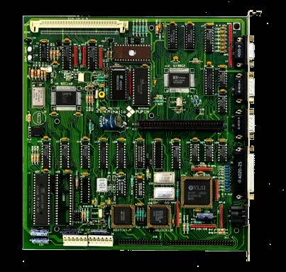 Processor board for PC platform. Based on Intel processor μp 386 at 25 MHz. Owner: Institute Mihailo Pupin Матична плоча ТИМ022, 1988. Motherboard TIM022, 1988 С.
