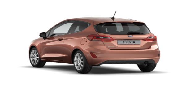 Ford Fiesta 3 vrata Model Gorivo Radni obujam Mjenjač Snaga Emisija ugljičnogdioksida CO2 Prodajna cijena Posebni porez na motorna vozila Preporučena maloprodajna cijena (s PDV-om i PPMV-om) Trend 3