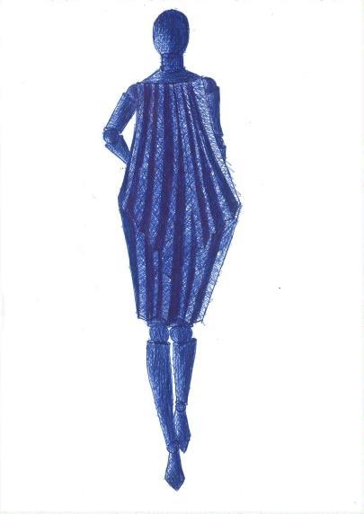 7. KONSTRUKCIJA I MODELIRANJE Konstrukcija temeljnog kroja haljine rađena je iz knjige Tehnike konstruiranja i modeliranja odjeće.