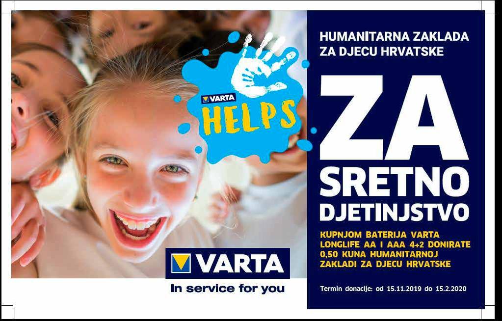 Varta helps: humanitarna akcija Piše: Mirko Lovrić Alca od srca Alca kvart 21 Varta je