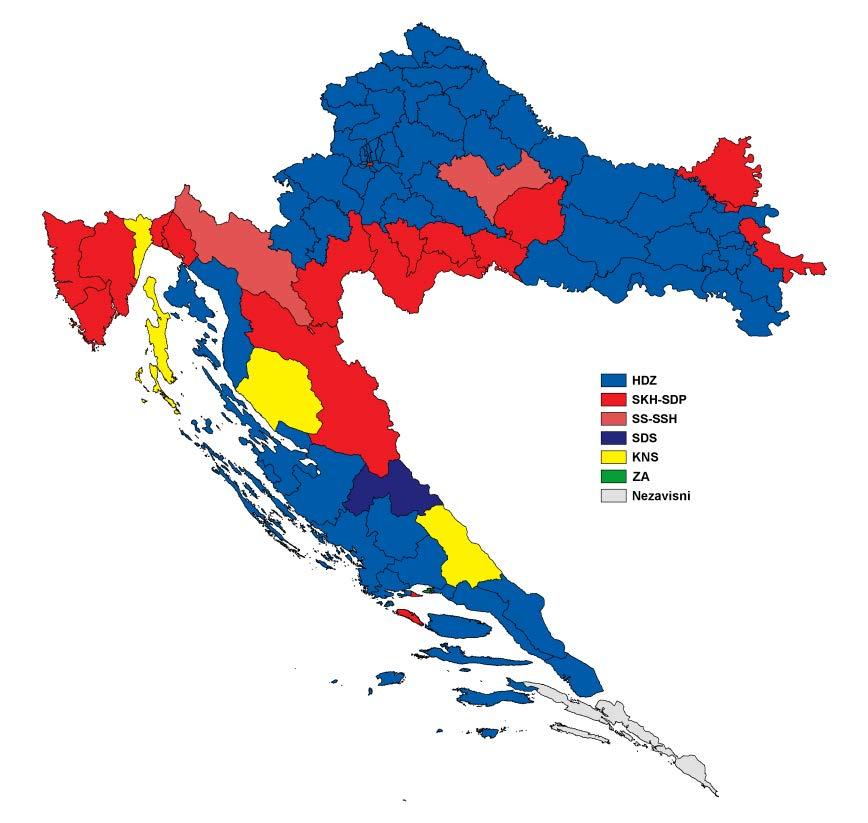 Дејан Бурсаћ Избори у Хрватској 2020: крај двопартизма били наклоњени Савезу комуниста, а који су чинили значајан корпус гласова који је ова странка освојила на првим изборима 1990.
