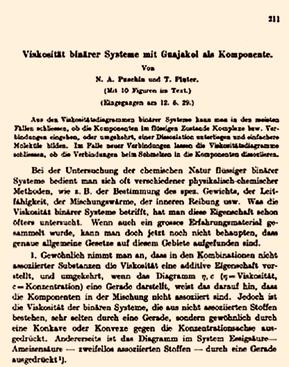 časopisima. (12) Na temi članka objavljenog u Journal für praktische Chemie doktorirao je 1933.