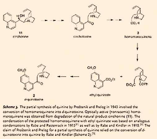 100 godina Zavoda za kemiju i biokemiju Parcijalna sinteza kinina prema Prošteniku i Prelogu (iz članka Angew Chem 2007;46:1387) zapaženi znanstveni članak, koji i danas ima odjeka u svjetskoj