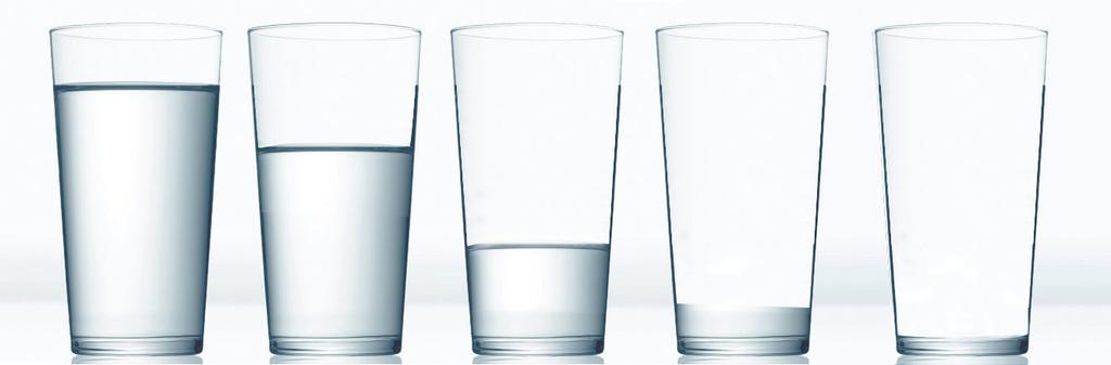 9. Istraži kako voda može biti instrument. Uzmi pet staklenih čaša.