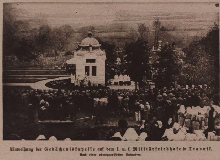 Broj Broj 57-58 51 Posvećenje kapele na vojničkom groblju u Travniku 49 grebu, sa informacijom da je srpska vojska ušla u Travnik i spalila ga.