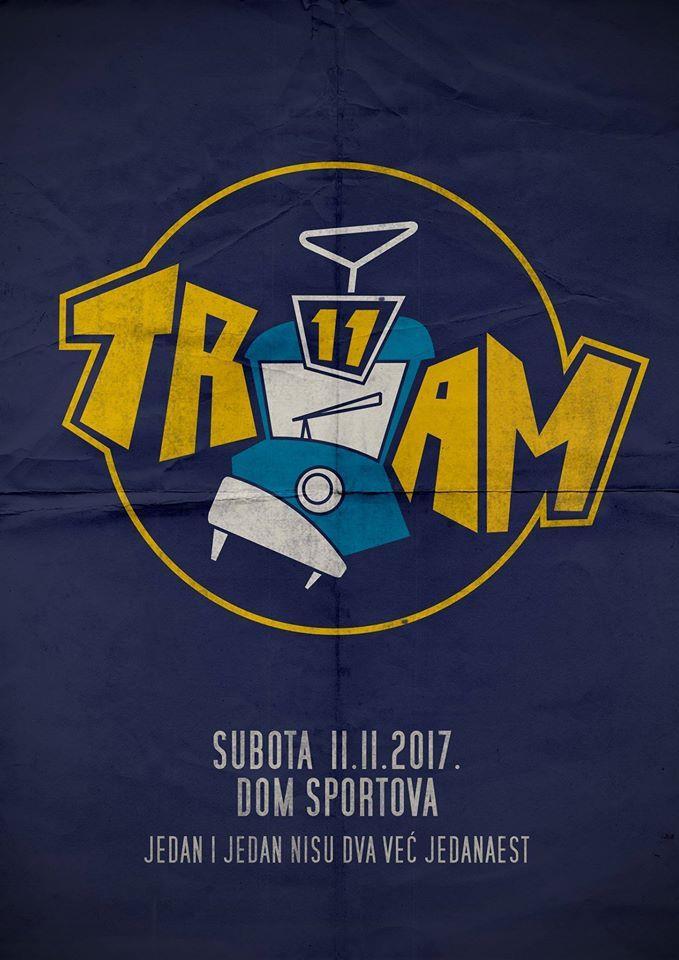 Slika 4.1 Plakat za koncert Tram 11 u Domu Sportova Hrvatski reper Fil Tilen široj javnosti postao je poznat kada je izbacio hit singl Debela.
