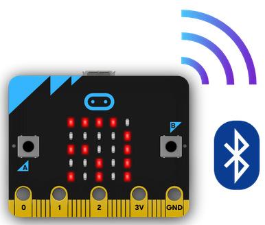 [7] BLE (Bluetooth Low Energy) omogućava micro:bitu da on upravlja mobilnim telefonima i tabletima preko Bluetooth-a (Slika 10).