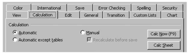 Osnove Excela Opciju Manual odaberite kada ima dosta velikih proračuna na listu. Takovi proračuni nekad potraju, pa da vas ne bi svako malo prekidali u radu, odaberite opciju Manual.