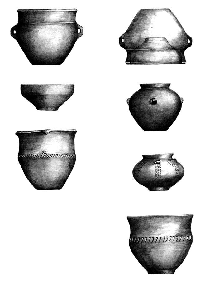 1 2 3 4 5 6 7 Tabla III Vin~a, posude iz ritualne jame, pozni eneolit, prema: Tasi}, Tasi} 2003.