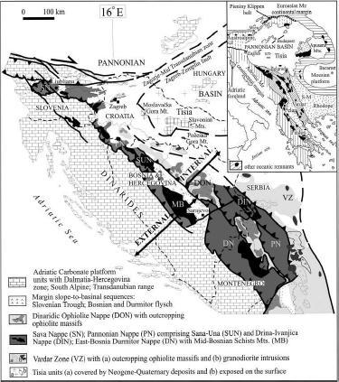 Otok Vis smješten je unutar Jadransko-Dinarske karbonatne platforme (ADCP) na prostoru Vanjskih Dinarida koji se proteţu jadranskom obalom (Slika 7).