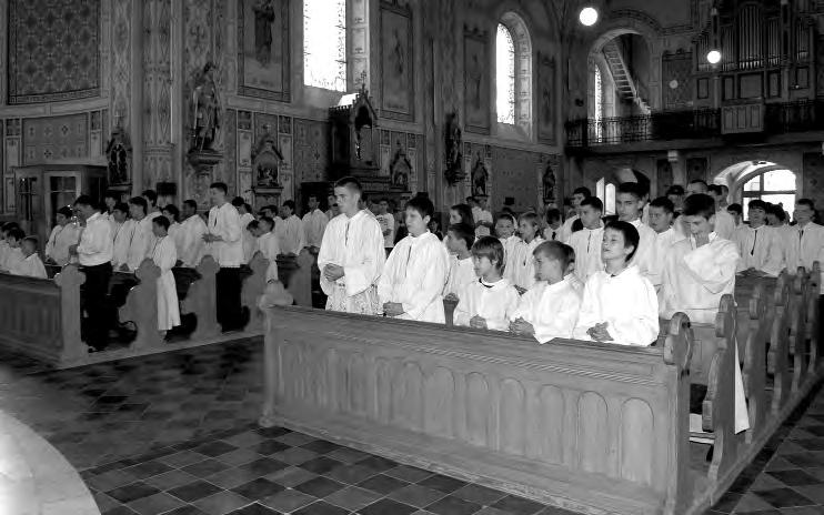 Najbliži tim žeteocima su upravo poslužitelji oltara naši ministranti bez kojih bi naši oltari bili prilično prazni.